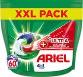 Dosettes de lessive Ariel 4 en 1 + Détachant Ultra - 60 Capsules