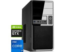 Intel Desktop PC met Core i7F - RTX 3050 - 32GB RAM - 1000GB NVMe M.2 SSD - WiFi - Bluetooth - Windows 11 Pro (DT-372711)