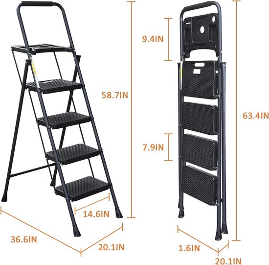Cosco superfold lichtgewicht aluminium opvouwbare trap - Ladders kopen? | Korting tot 87