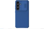 Nillkin Geschikt voor Samsung Galaxy S24 - CamShield Hoesje met Camera Slider - Blauw