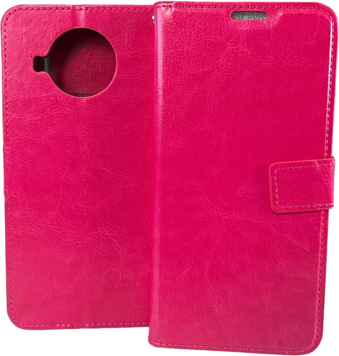 Portemonnee Book Case Hoesje Geschikt voor: Xiaomi Mi 10T Lite - roze