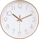 Klok - Horloge murale - Horloge murale - Horloge de cuisine - Klok de Luxe - Trotteuse flottante - 30 cm - Quartz - Silencieuse