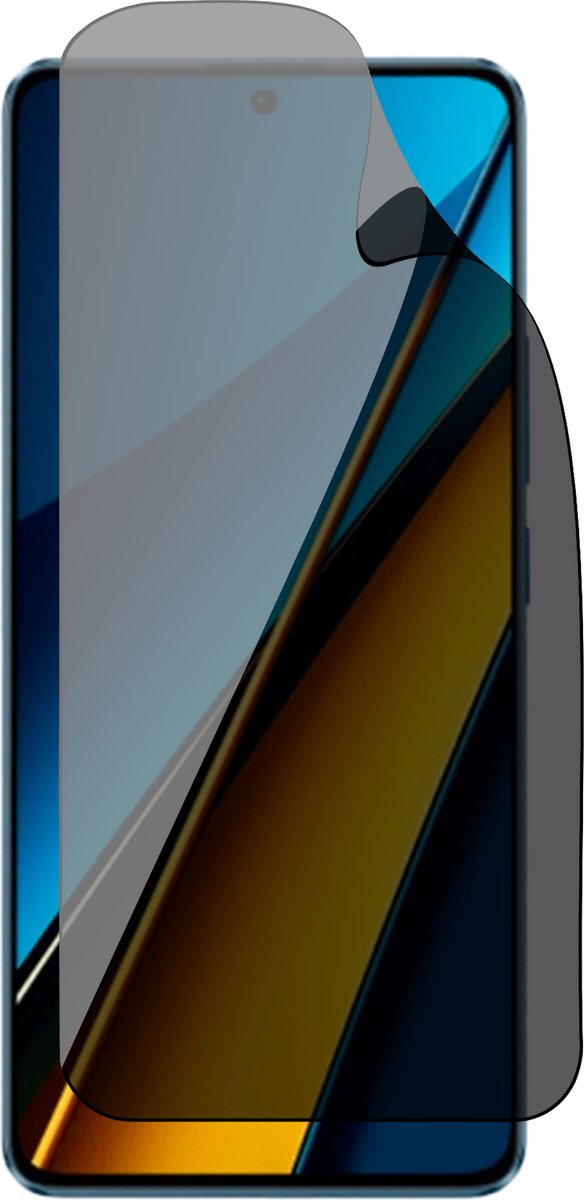 Privacy Screenprotector geschikt voor Xiaomi Poco X6 - 1x FlexGuard Screen Protector