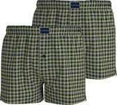 TOM TAILOR - Dakota Heren Woven Boxershorts 2 pack - Groen - Maat L