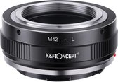 K&F Concept - Adapter voor Canon-objectieven naar K&F Concept camera's - Autofocus Compatibel - Fotografie Accessoire - Metaal - Duurzaam Ontwerp