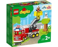 foto van LEGO DUPLO Town Brandweerauto, Educatief Peuter Speelgoed met Dierenfiguur - 10969