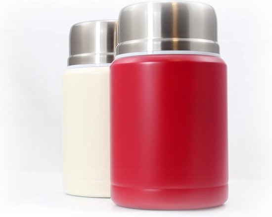Thermos Lunch-Box 500 ml flask - roestvrij staal, lekvrij, eten drinken container, lunchbox kind, babyvoeding, porridge to go (grijs/groen 500 ml Thermos Lunch-Box 500 ml flask - roestvrij staal, lekvrij, eten drinken container, lunchbox kind, babyvoeding, porridge to go (grijs/groen 500 ml