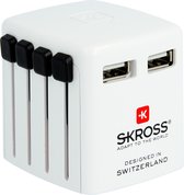 SKROSS - Reisadapter - USB Lader 2xUSB 2400 mA