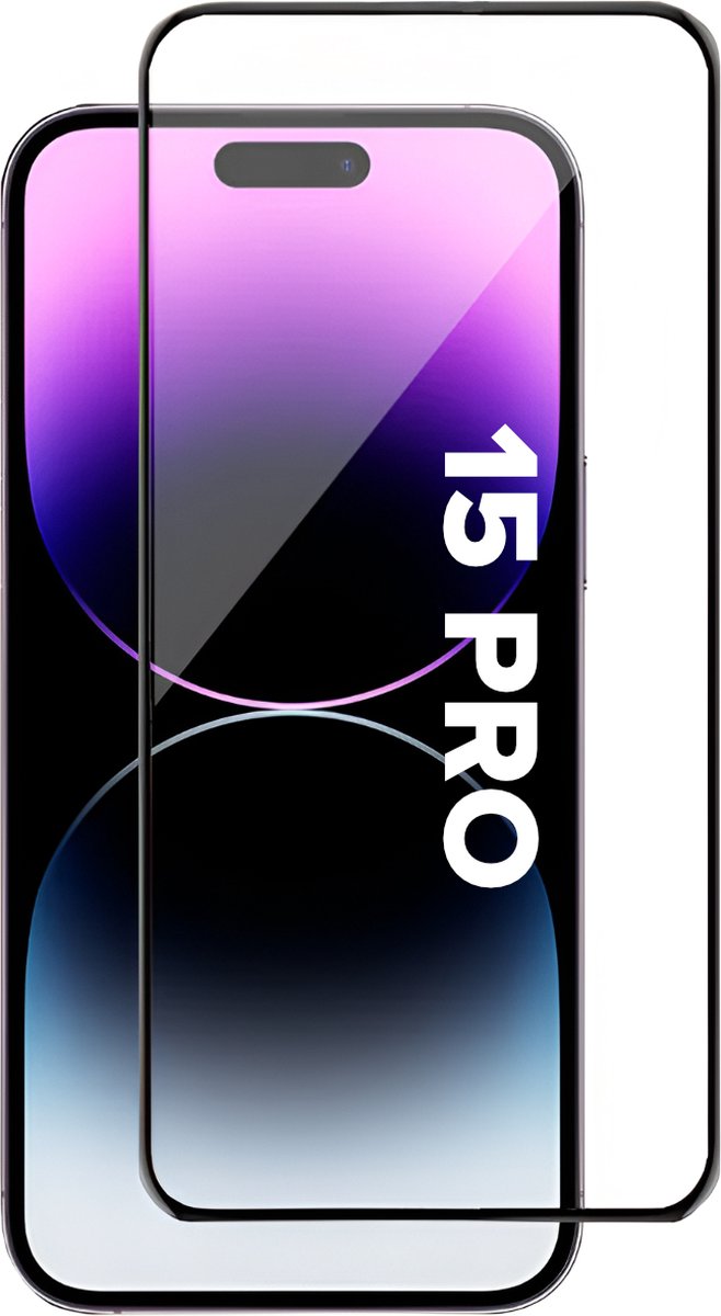 Premium Beschermglas - Geschikt voor iPhone 15 Pro - Screenprotector - Gehard Glas