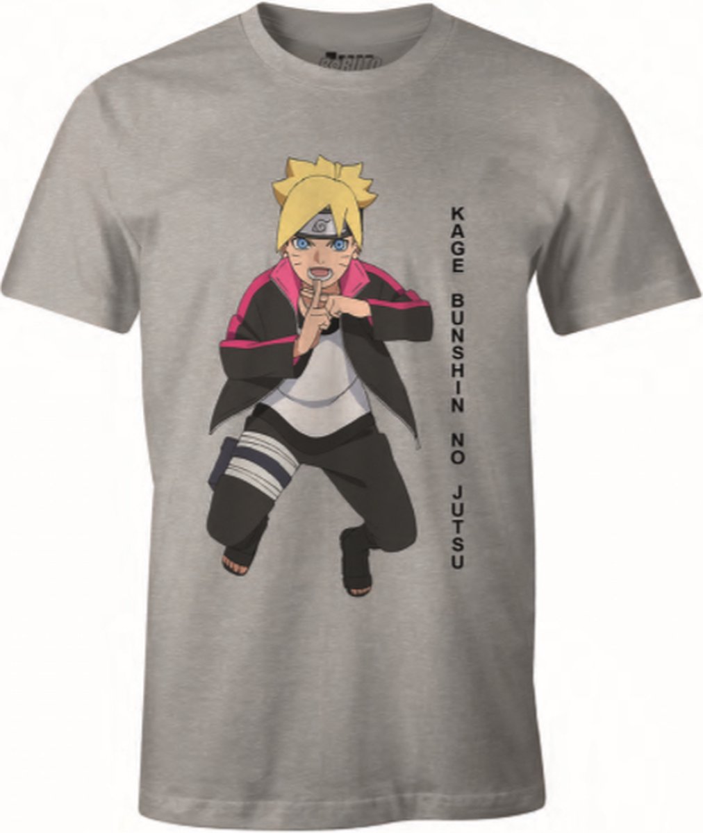 Boruto - Logo Grey T-Shirt - L