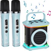 Karaoke Set Voor Volwassenen - Karaoke Set - Karaoke Set Met 2 Microfoons - Karaoke Set Met Draadloze Microfoon - Karaoke Set Draadloos