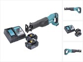 Makita DJR 186 RT accu reciprozaag 18 V + 2x accu 5.0 Ah + lader