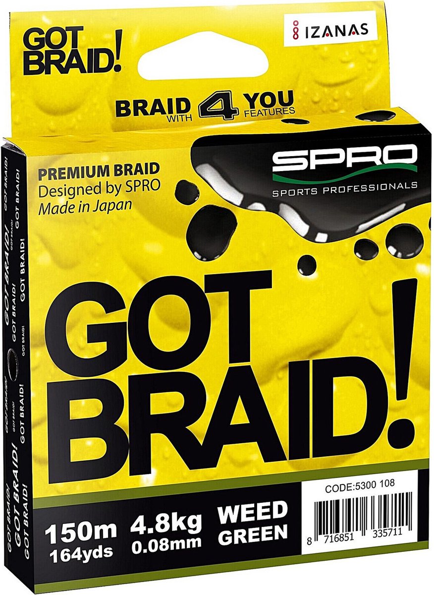 Spro Got Braid - 0.08 mm - 300 meter