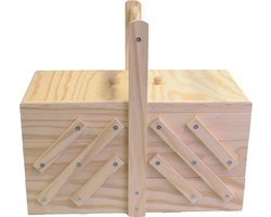 Artemio houten naaidoos 32x16x29 cm