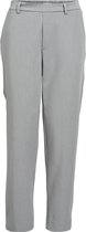 Object Broek Objcecilie Mw Slim Pants Noos 23043485 Light Grey Melange Dames Maat - W34