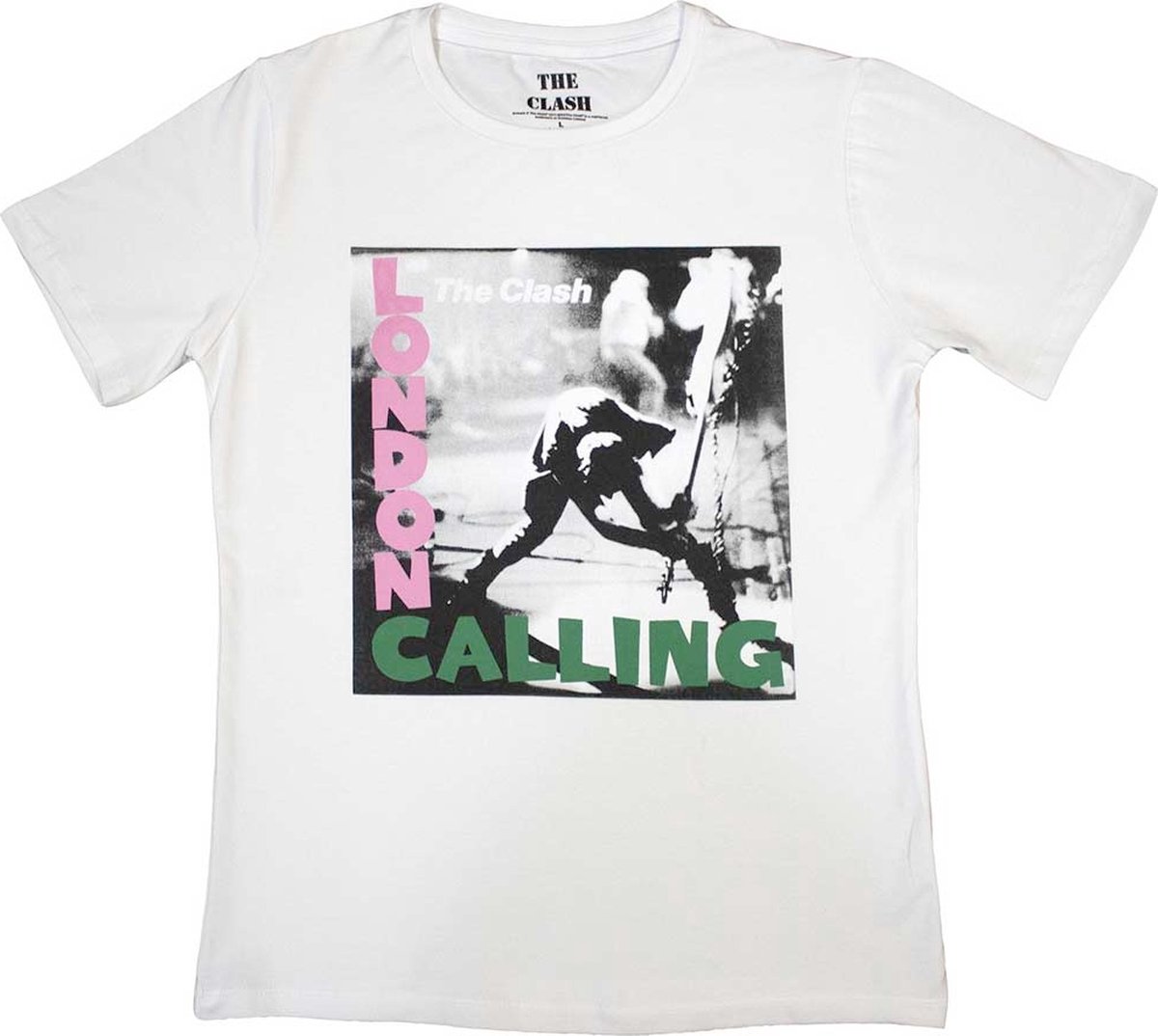 The Clash - London Calling Dames T-shirt - 2XL - Wit