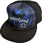 Motorhead - Rock 'N' Roll Blue Mono Snapback Pet - Zwart