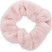 Lajetti - Scrunchie Fluffy Roze Extra Vol en Luxe - Haarwokkel Haarelastiek