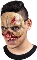 Partychimp Halfmasker Undead Zombie Halloween Masker voor bij Halloween Kostuum Volwassenen Carnaval - Latex- One Size