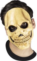 Partychimp Schedel Skull Skelet Gezichts Masker Halloween Masker voor bij Halloween Kostuum Volwassenen - Latex - One-size