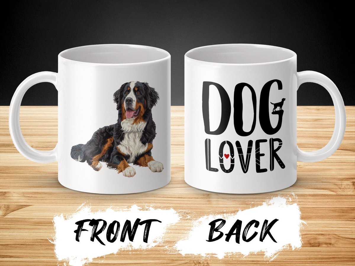 Mok Bernese Mountain Dog - hond / Dog lover