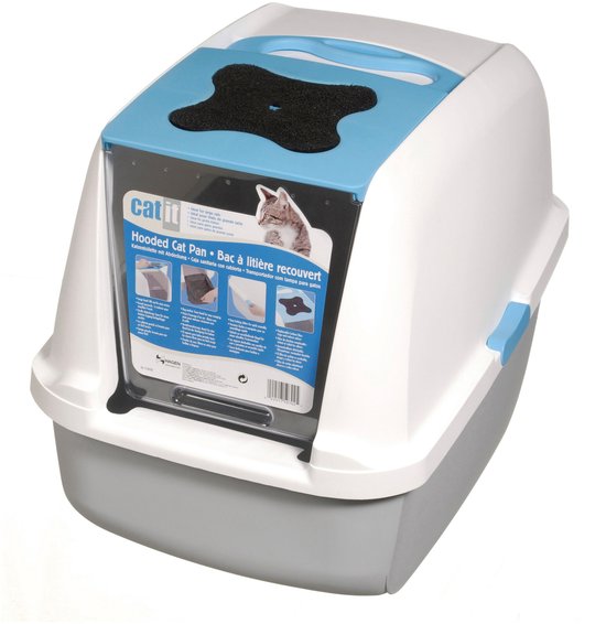 Catit Kattenbak - Grijs/Wit - 57 x 47 x 39 cm