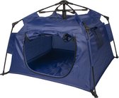 Pop up tent voor huisdieren blauw L - 100x100x70cm
