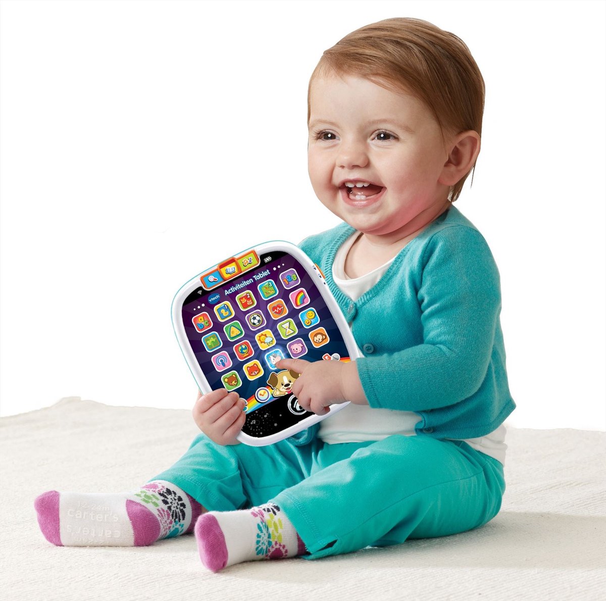 VTech Baby Activiteiten Tablet - Educatief Baby Speelgoed - Kinder Speelgoed Computer - Blauw - Cadeau - 9 tot 36 Maanden — afbeelding 4