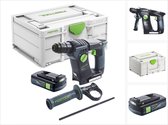 Festool BHC 18-Basic accuklopboormachine 18 V 1,8 J SDS Plus Brushless + 1x accu 3.0 Ah + Systainer - zonder oplader