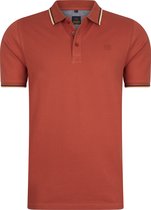 Mario Russo Polo shirt Edward - Polo Shirt Heren - Poloshirts heren - Katoen - Burnt Oranje