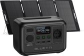 BLUETTI Générateur électrique Portable AC2A avec panneau solaire PV120, 204 Wh Batterie LiFePO4 de avec 1 prises CA de 300W (600W Pic), Recharge à 80% en 40 minutes, Générateur solaire pour le camping