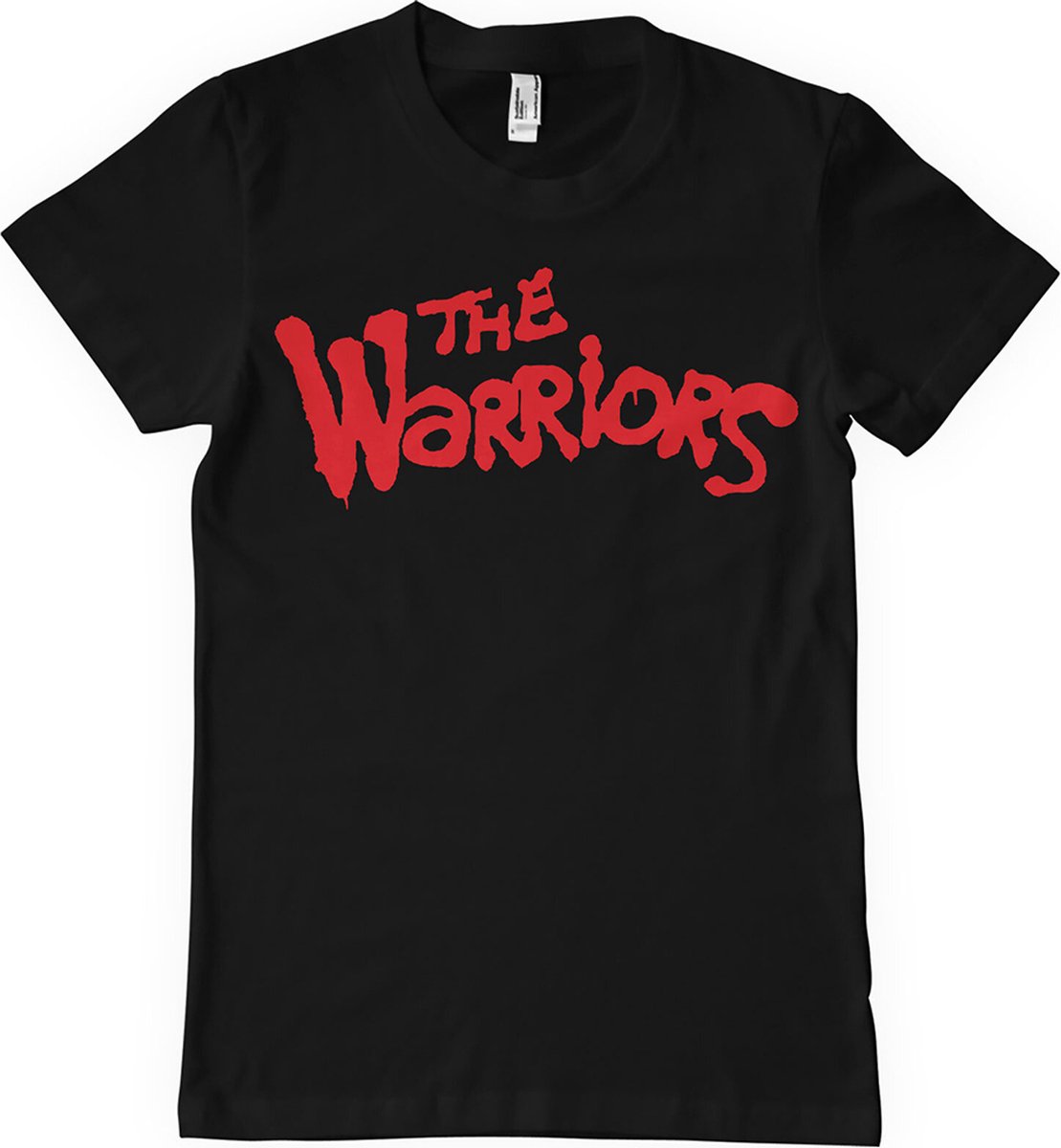 The Warriors shirt Logo with Back Print Coney Island 2XL Zwart