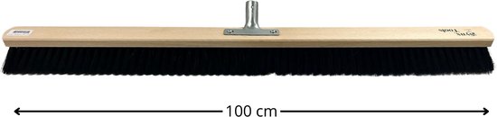 Synx Tools bezem Zaalveger 100cm Paardenhaar - Zachte bezem - Kamerveger - Bezemsteel - Veger schoonmaken - Bezems Binnen - Bezem zacht Zonder steel van Synx Tools — afbeelding 4