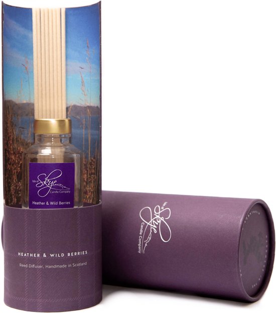 Reed Diffuser Heide en Wilde Bessen - 12 weken - Isle of Skye Candle