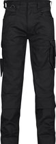 DASSY® Dynax Werkbroek met stretch en kniezakken - maat 52 - ZWART