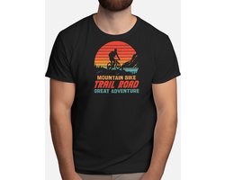Mountain Bike Trail Road Great Adveture - T Shirt - BikeLife - Cycling - BicycleLove - BikeAdventures - FietsLeven - Fietsen - FietsLiefde - FietsAvonturen