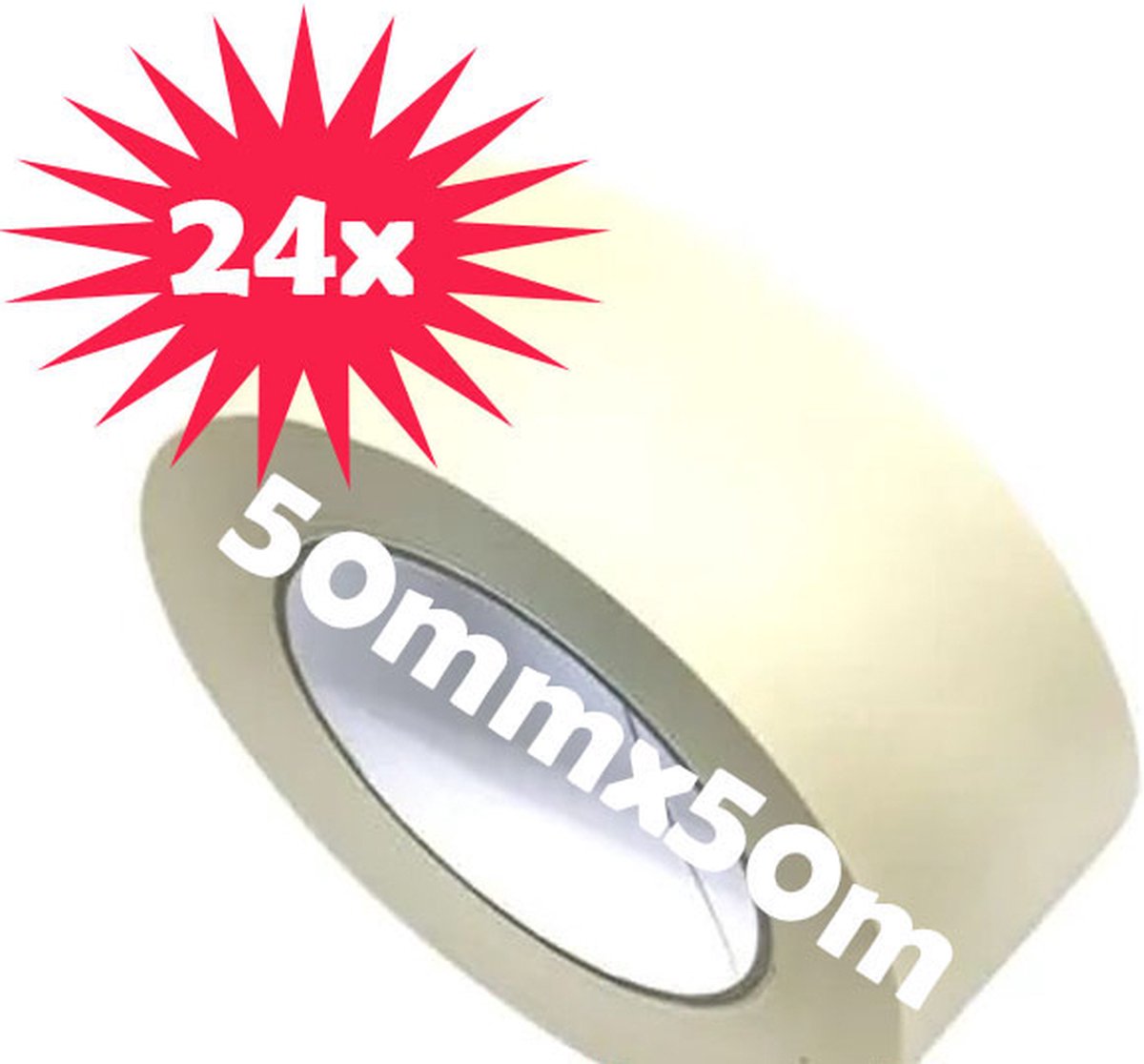 Masking tape av 50mmx50m vd
