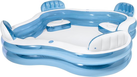 Intex Swim Center™ Family Lounge Pool - Opblaaszwembad - 229 x 229 x 66 cm