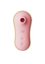 Zalo Sucking Vibrator with Pump and Different Attachments pink