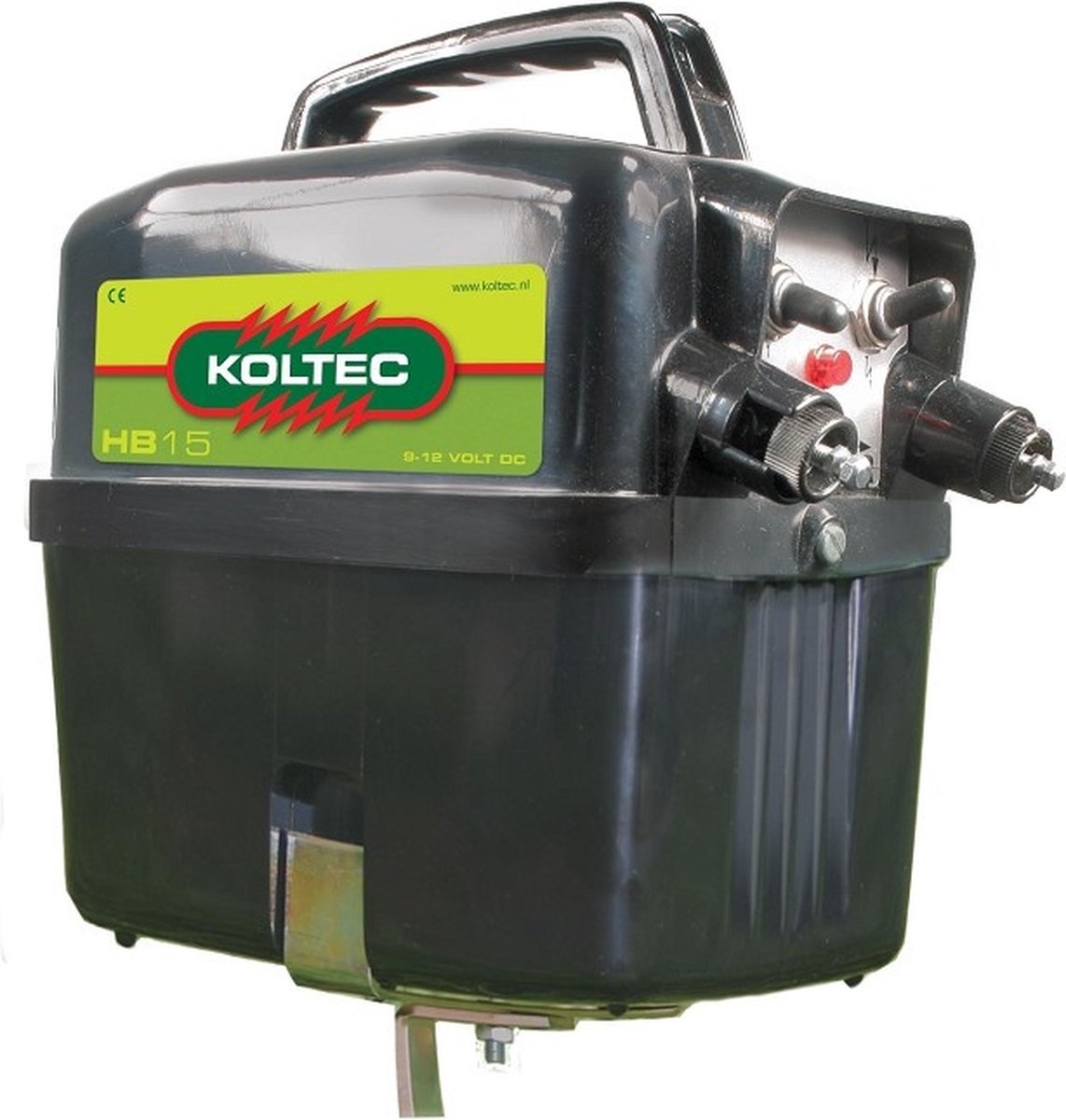 Koltec HB15 Batterijapparaat | Compacte Afrasteringsgenerator | Geschikt voor Kleine Batterijen en Korte Afzettingen | Topspanning 9.200 Volt