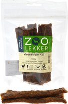 Zoolekker Vleesstrips Kip - hondensnacks - 100 gram
