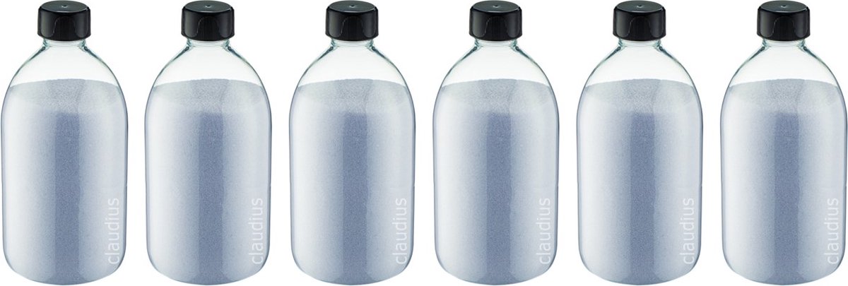 Goedkoopste Scrubzout Opium - 650 gram - Fles met zwarte dop - set van 6 stuks - Hydraterende Lichaamsscrub