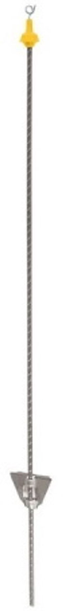 Koltec Veerstaal paal ovaal zilver 105cm