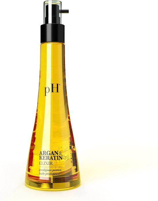 pH Argan & Keratin Elixir 100ml illuminating serum bol
