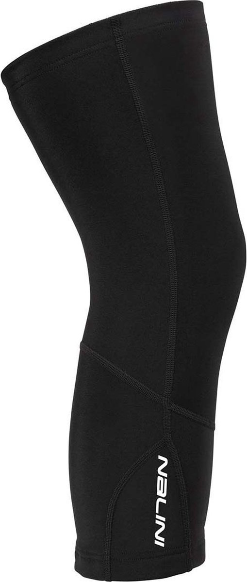 Nalini - Unisex - Kniewarmers - Fiets Kniestukken - Thermo - Zwart - LOGO PROTECTOR KNEE - L