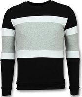 Striped Sweater Mens - Online Streep Truien Kopen - Grijs