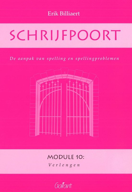 Schrijfpoort: Module 10: Verlengen - cover