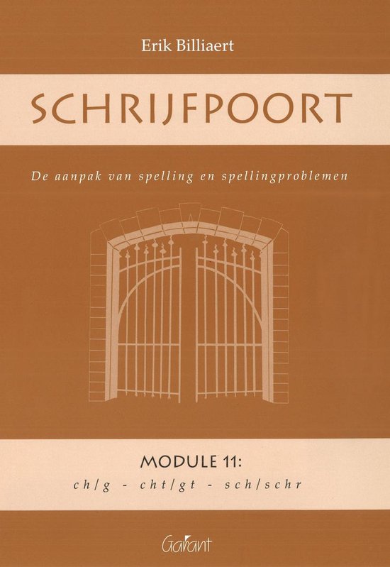 Schrijfpoort: Module 11: ch/g - cht/gt - sch/schr - cover
