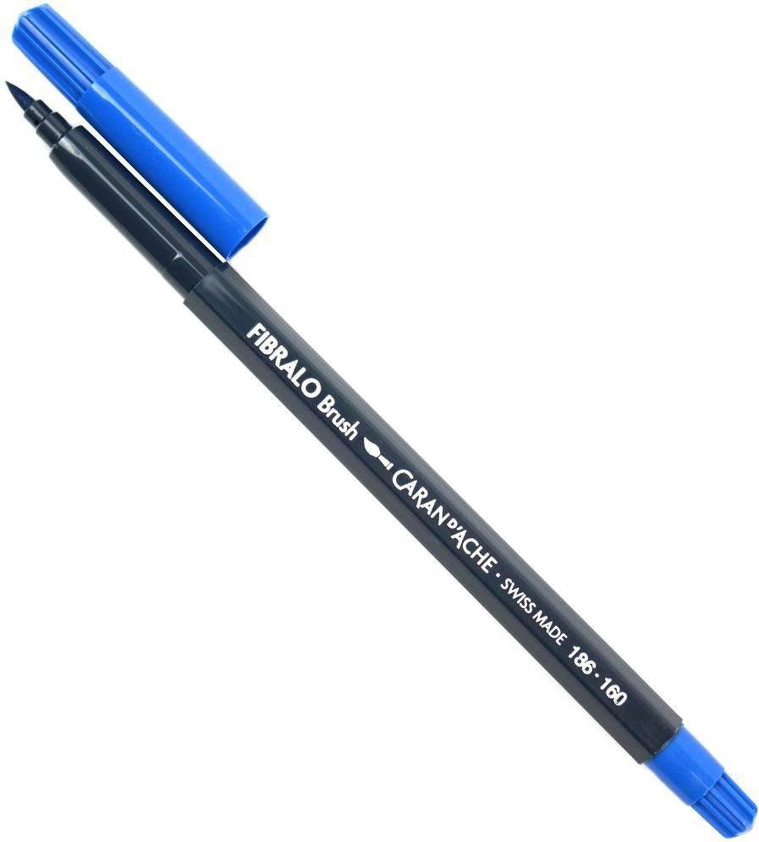 Carandache Fibralo Brush | Cobalt Blue