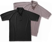 Functioneel polo shirt luchtig en licht grijs maat L